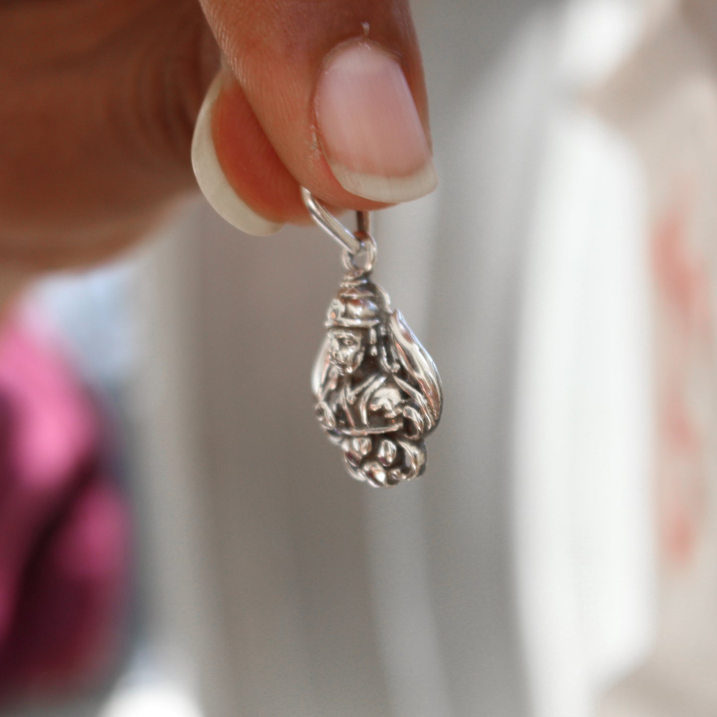 Handcrafted Sterling Silver Hanuman Pendant | Spiritual Protection Jewelry