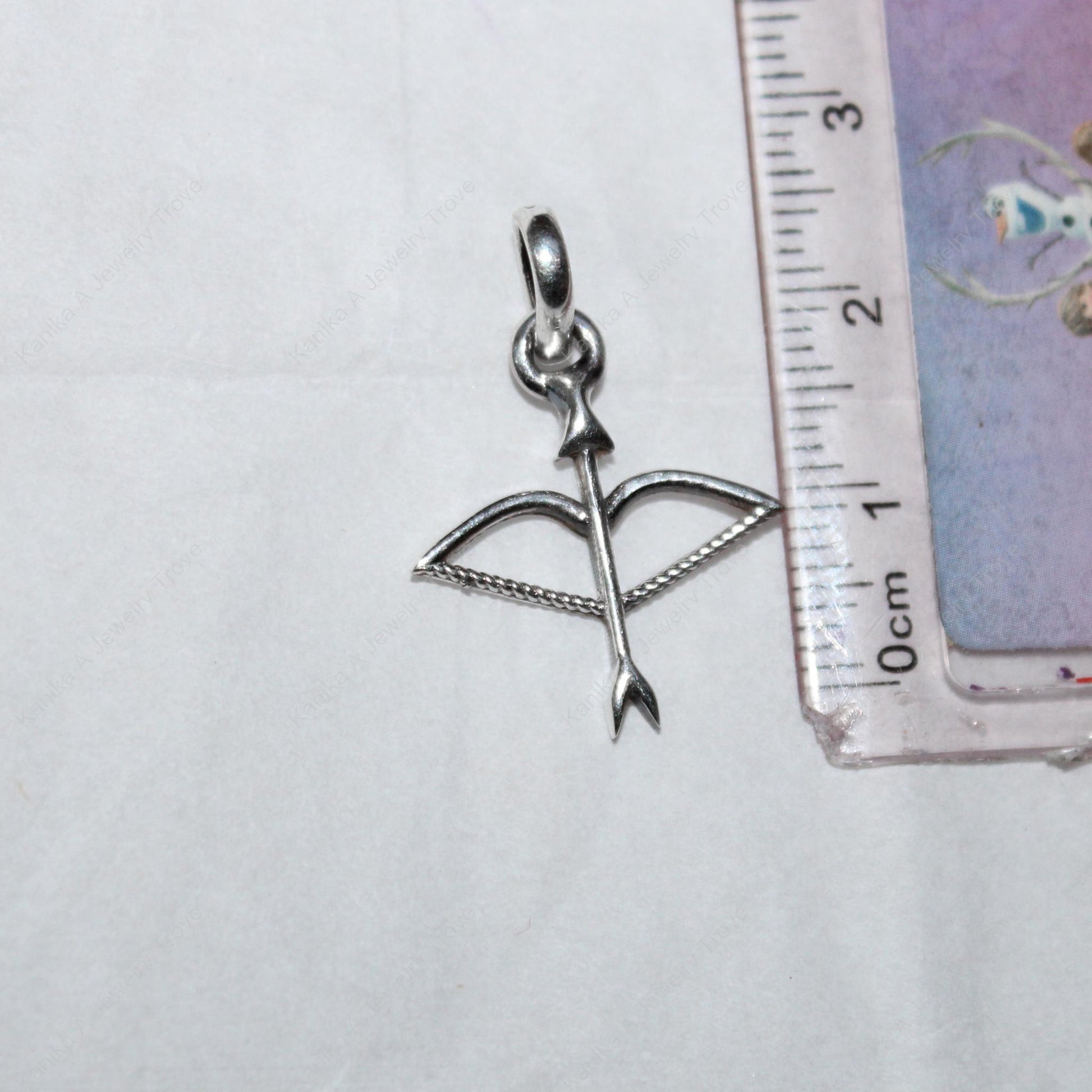 Zodiac inspired sterling silver pendant