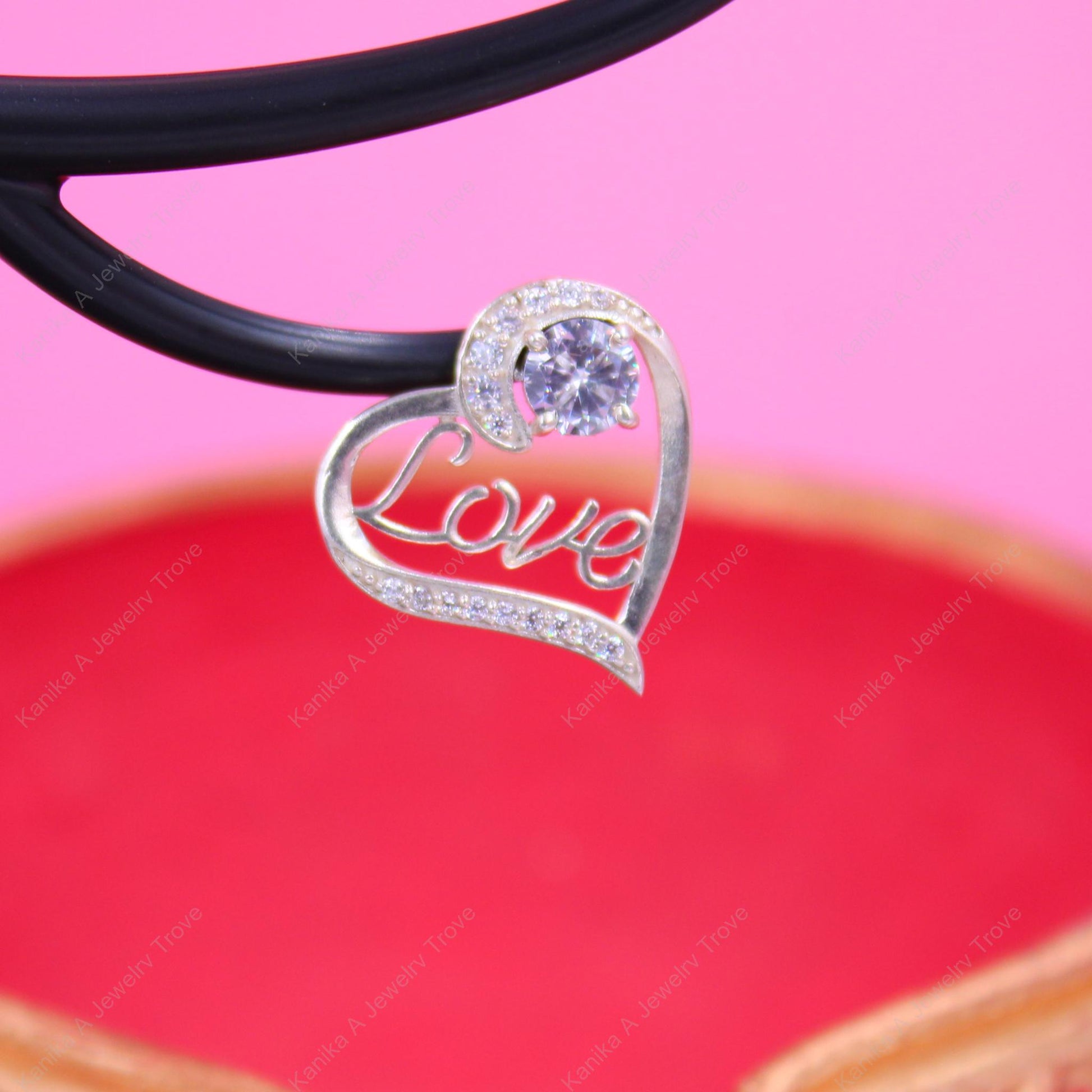 Romantic pendant perfect for Valentine's jewelry gift